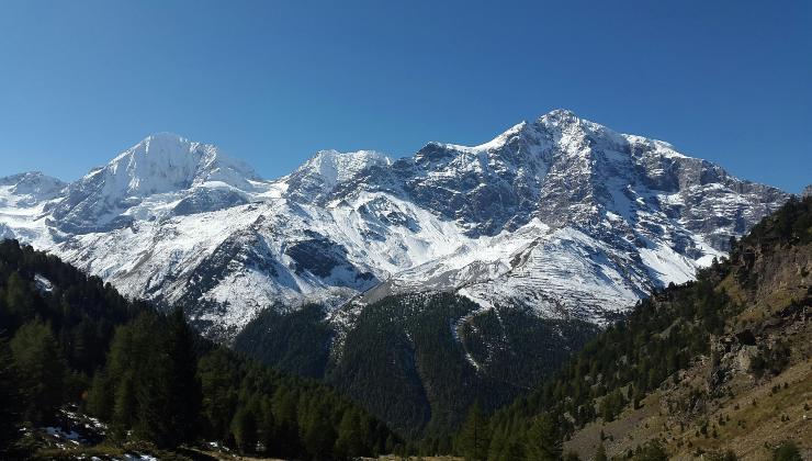 neve in montagna