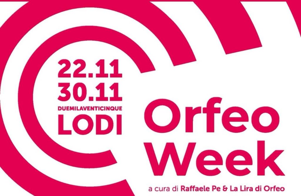 locandina evento orfeo week